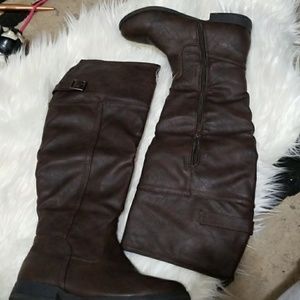 Knee length boots